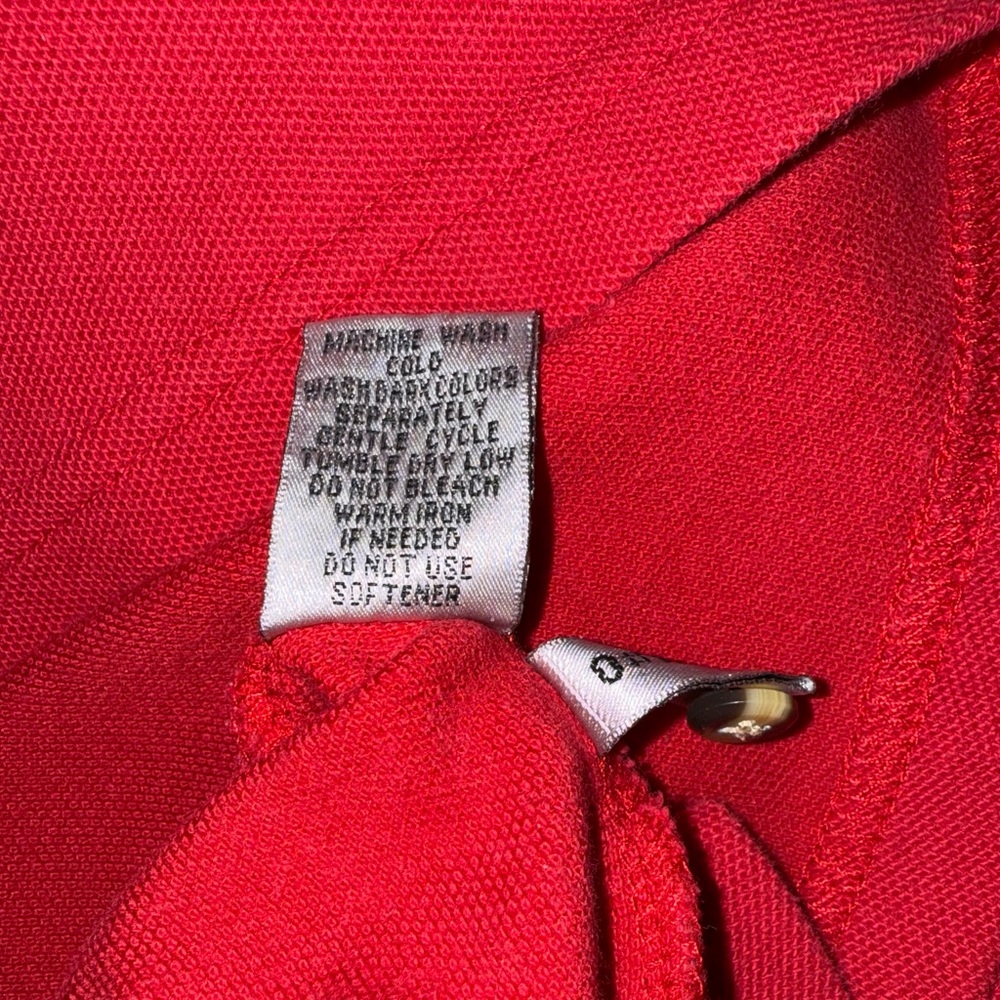 Tri Mountain Red Polo Shirt with Logo - Picture 7 of 7